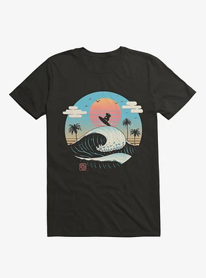 Surfing Waves Summer Vibes T-Shirt