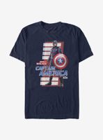 Marvel The Falcon And Winter Soldier Captain Walker T-Shirt