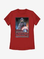 Marvel The Falcon And Winter Soldier Stand Tall Cap Womens T-Shirt