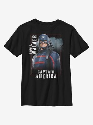 Marvel The Falcon And Winter Soldier Walker Hero Youth T-Shirt
