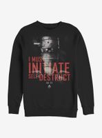 Star Wars The Mandalorian Ig-Destruct Sweatshirt