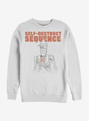 Star Wars The Mandalorian Self Destruct Ig-11 Sweatshirt