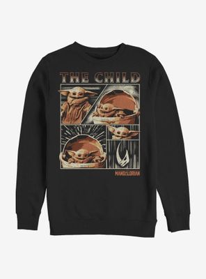 Star Wars The Mandalorian Child Panel Sweatshirt