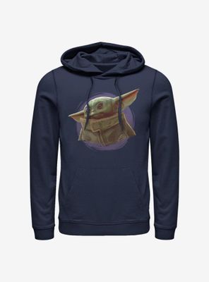 Star Wars The Mandalorian Orange Ball Hoodie