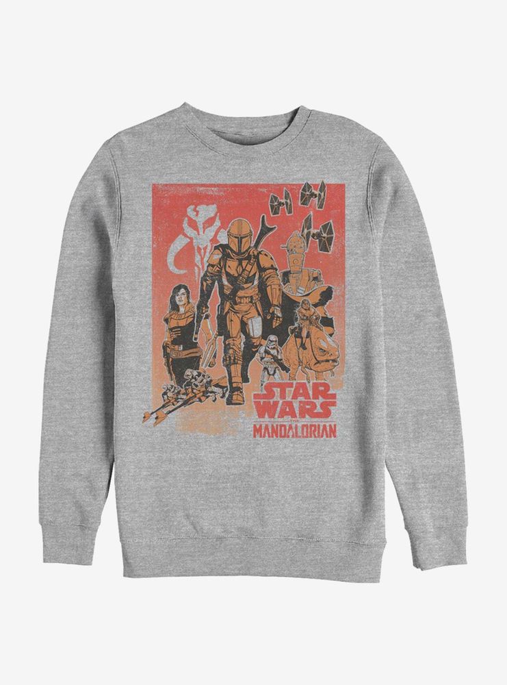 Star Wars The Mandalorian Western Vignette Sweatshirt