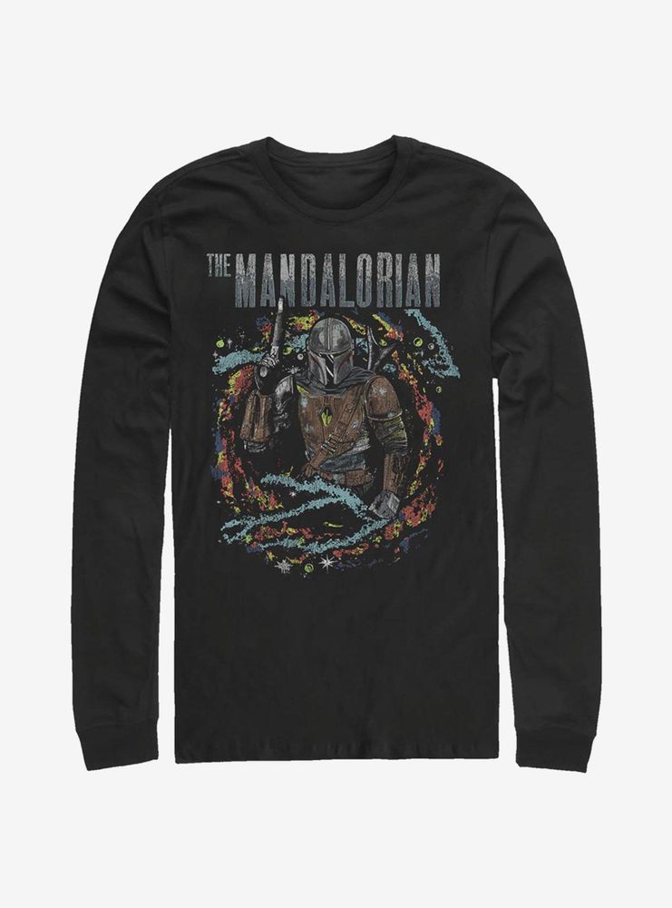 Star Wars The Mandalorian Brutal Surroundings Long-Sleeve T-Shirt