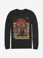 Star Wars The Mandalorian Gritty Long-Sleeve T-Shirt