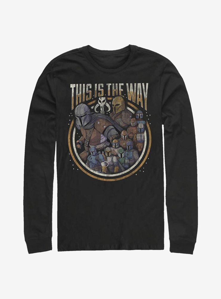 Star Wars The Mandalorian Way Group Long-Sleeve T-Shirt