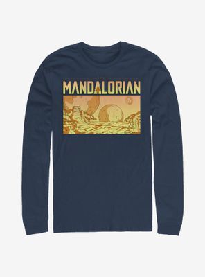 Star Wars The Mandalorian Desert Space Long-Sleeve T-Shirt