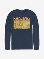 Star Wars The Mandalorian Desert Space Long-Sleeve T-Shirt