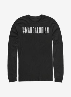 Star Wars The Mandalorian Simplistic Logo Long-Sleeve T-Shirt