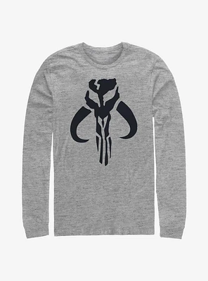 Star Wars The Mandalorian Simple Symbol Long-Sleeve T-Shirt
