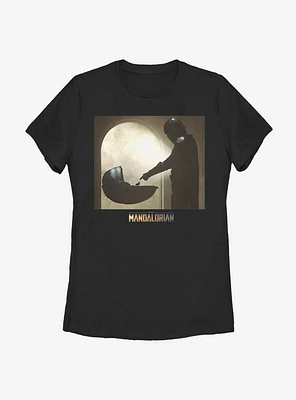 Star Wars The Mandalorian Boxed Scene Womens T-Shirt