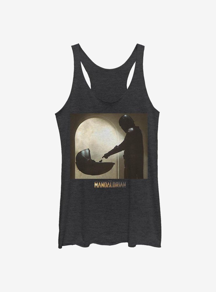 Star Wars The Mandalorian Boxed Scene Womens Tank Top