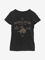 Star Wars The Mandalorian Blurrg Rider Youth Girls T-Shirt