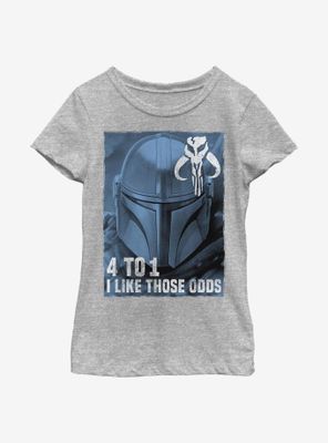 Star Wars The Mandalorian Good Odds Youth Girls T-Shirt