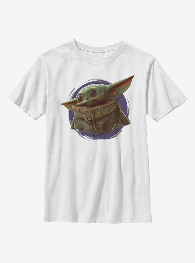 Star Wars The Mandalorian Orange Ball Youth T-Shirt