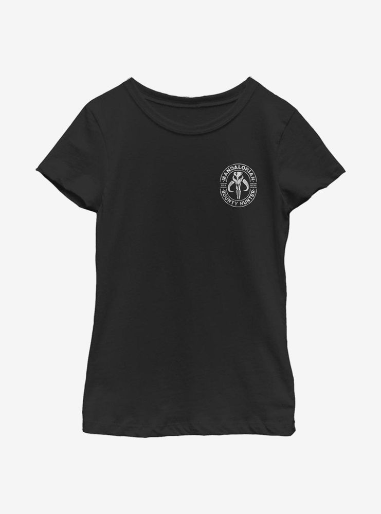 Star Wars The Mandalorian Gun For Hire Youth Girls T-Shirt