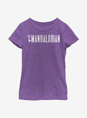 Star Wars The Mandalorian Simplistic Logo Youth Girls T-Shirt