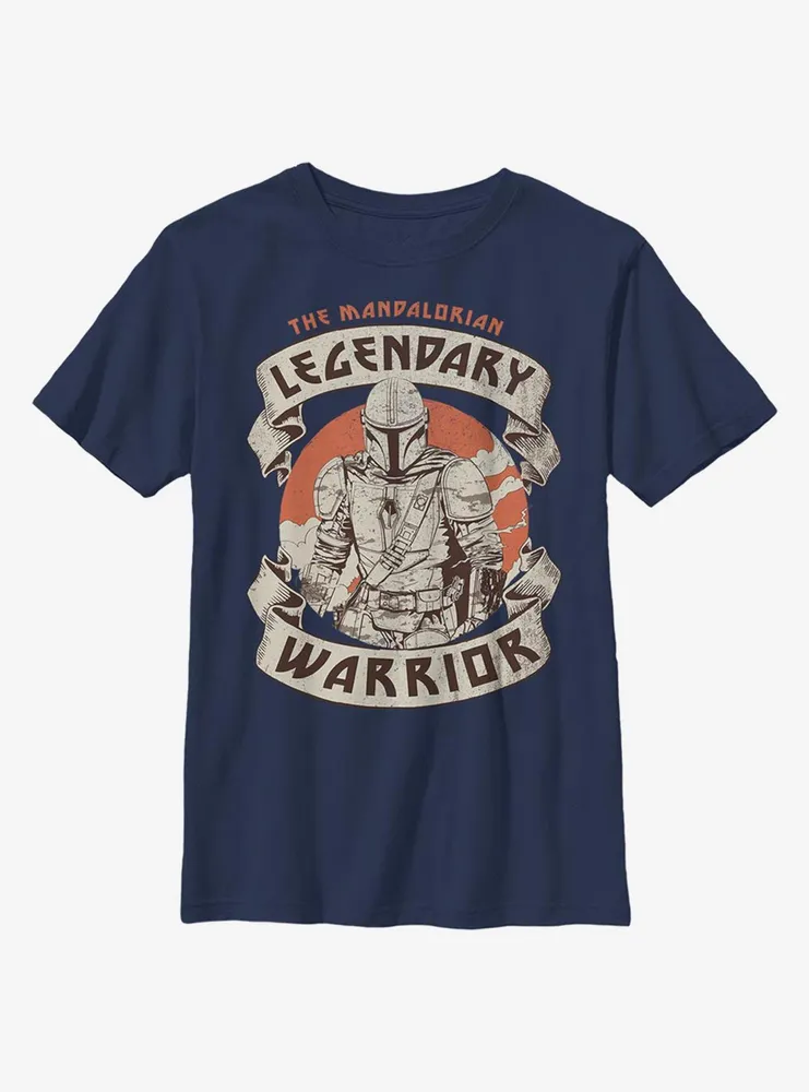 Star Wars The Mandalorian Lone Hunter Youth T-Shirt