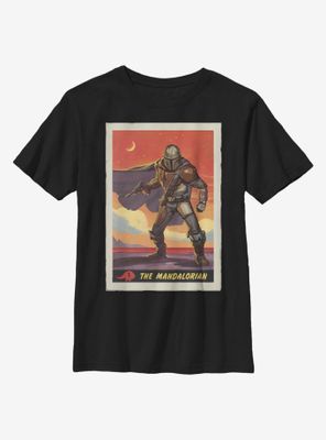 Star Wars The Mandalorian Poster Youth T-Shirt