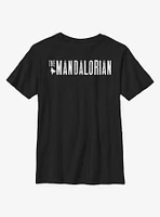Star Wars The Mandalorian Simplistic Logo Youth T-Shirt