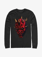 Star Wars: The Clone Wars Maul Face Long-Sleeve T-Shirt