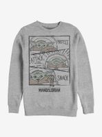 Star Wars The Mandalorian Child Doodle Panels Sweatshirt