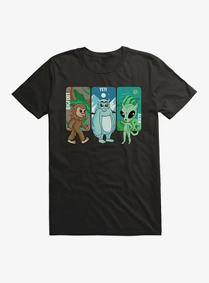 Bigfoot, Yeti And Alien T-Shirt