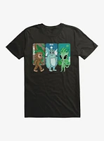 Bigfoot, Yeti And Alien T-Shirt