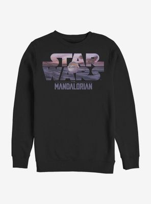 Star Wars The Mandalorian Child Logo Fill Sweatshirt