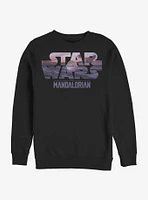 Star Wars The Mandalorian Child Logo Fill Sweatshirt