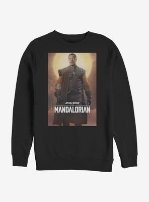 Star Wars The Mandalorian Hero Poster Sweatshirt
