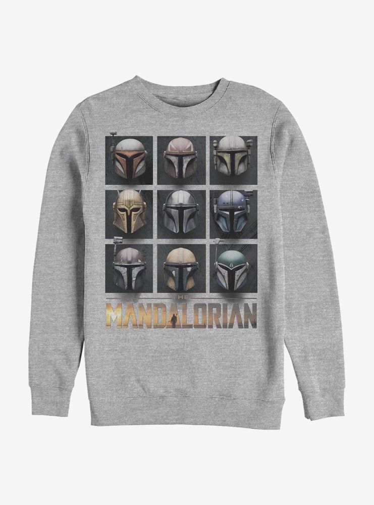 Star Wars The Mandalorian Mando Helmet Boxup Sweatshirt