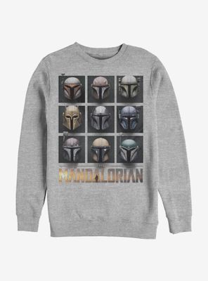 Star Wars The Mandalorian Mando Helmet Boxup Sweatshirt
