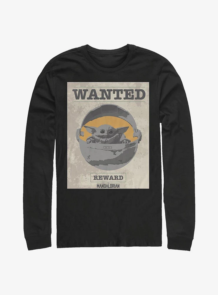 Star Wars The Mandalorian Wanted Child Long-Sleeve T-Shirt