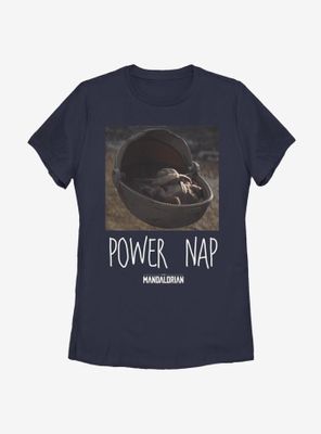 Star Wars The Mandalorian Power Nap Womens T-Shirt