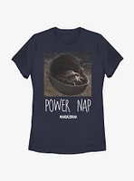 Star Wars The Mandalorian Power Nap Womens T-Shirt