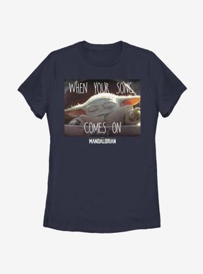 Star Wars The Mandalorian Song Meme Womens T-Shirt