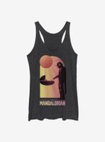 Star Wars The Mandalorian A Warm Meeting Womens Tank Top