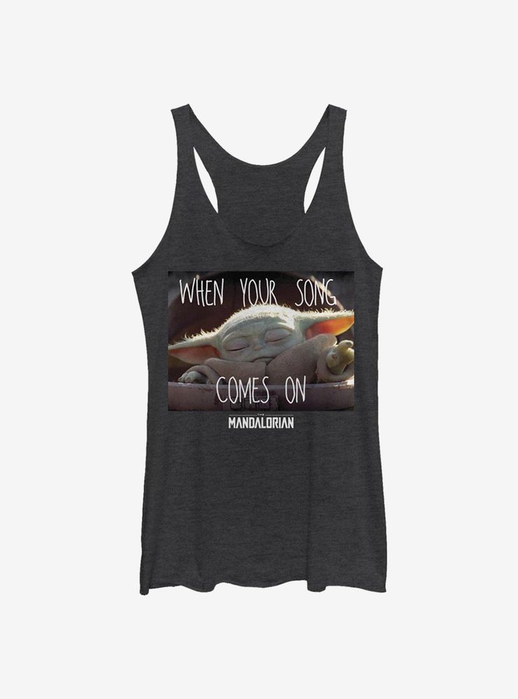 Star Wars The Mandalorian Song Meme Womens Tank Top