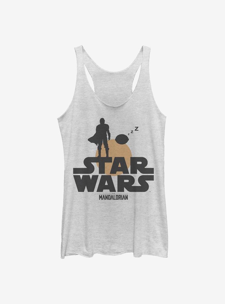 Star Wars The Mandalorian Sunset Duo Womens Tank Top