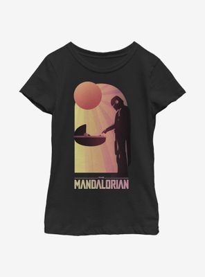 Star Wars The Mandalorian A Warm Meeting Youth Girls T-Shirt