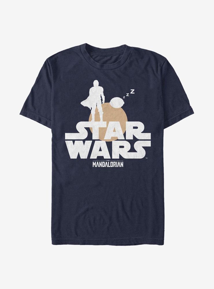 Star Wars The Mandalorian Sunset Duo T-Shirt