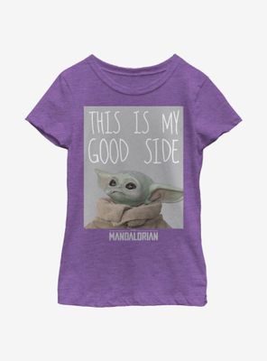 Star Wars The Mandalorian Good Side Youth Girls T-Shirt