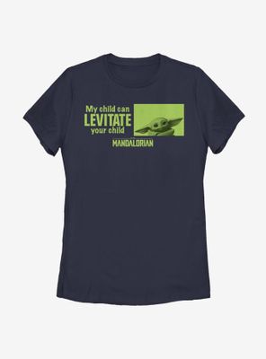 Star Wars The Mandalorian Levitate Child Womens T-Shirt
