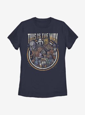 Star Wars The Mandalorian Way Group Womens T-Shirt