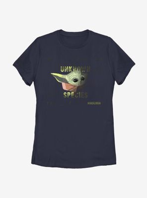 Star Wars The Mandalorian Unknown Species Womens T-Shirt