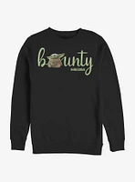 Star Wars The Mandalorian Bounty Text Sweatshirt