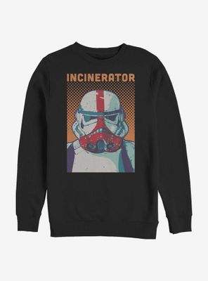 Star Wars The Mandalorian Halftone Incinerator Sweatshirt